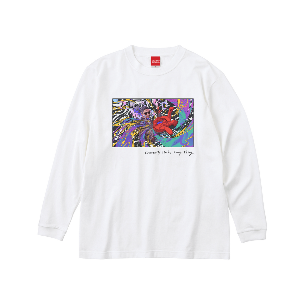 Y.O.L.O. / Zeebra ロングスリーブTシャツ – CREATIVITY HACKS EVERY THING